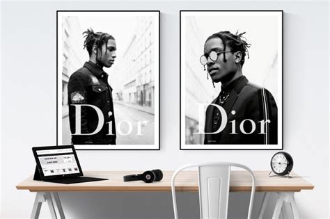 asap rocky dior poster framed|ASAP ROCKY DIOR FRAME *SALE* .